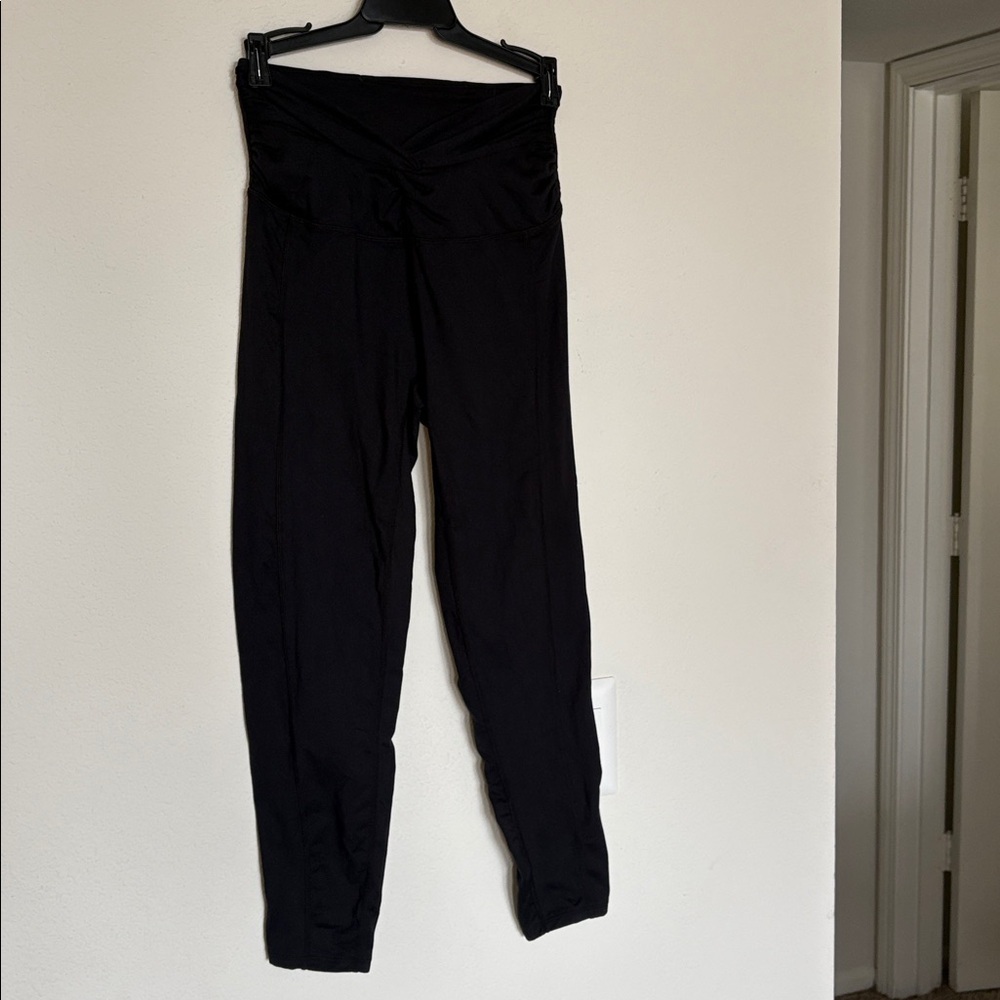 NEW Free People FP Movement Breath Deeper Black High-Waisted Leggings small - Picture 7 of 8